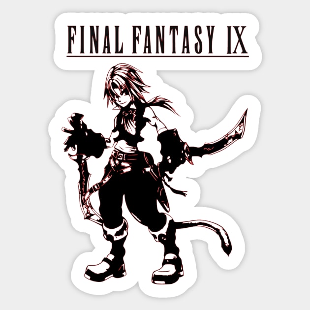 Zidane Tribal Final Fantasy IX Sticker by OtakuPapercraft